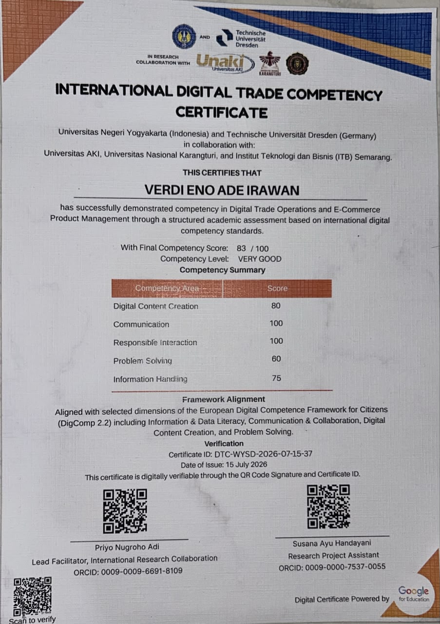 Certificate Web Design